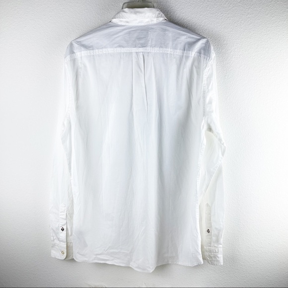 Men’s Diesel S Guruso White Button Down Long sleeve XL! - Picture 5 of 8
